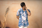 Marble Print Shirt by Hilo Design | Grocsy