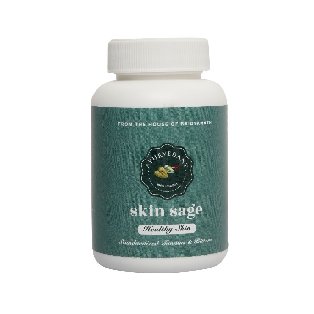 Baidyanath Jhansi Ayurvedant Skin Sage Capsules | Grocsy