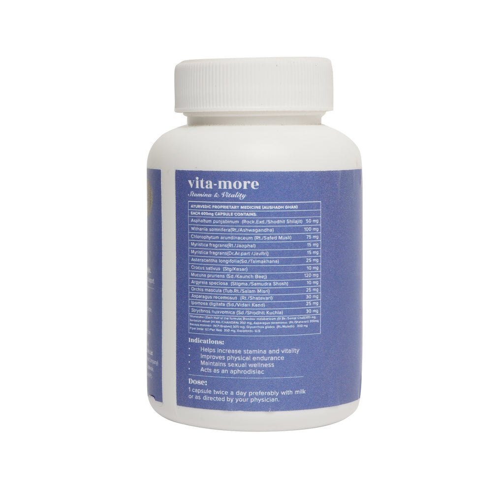 Baidyanath Jhansi Ayurvedant Vita More Capsules | Grocsy