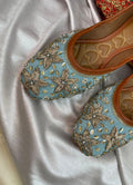 Desi Colour Women Indian Ethnic Footwear-Firoji Dabka | Grocsy
