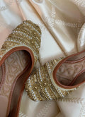 Desi Colour Women Indian Ethnic Footwear-Gold line | Grocsy