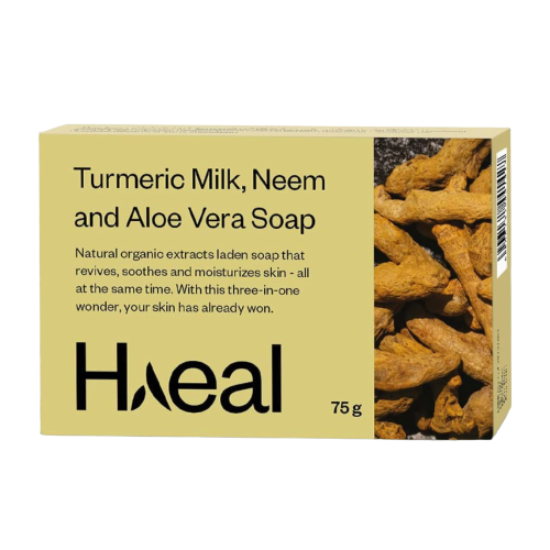 Haeal Turmeric Milk, Neem and Aloe Vera Soap | Grocsy