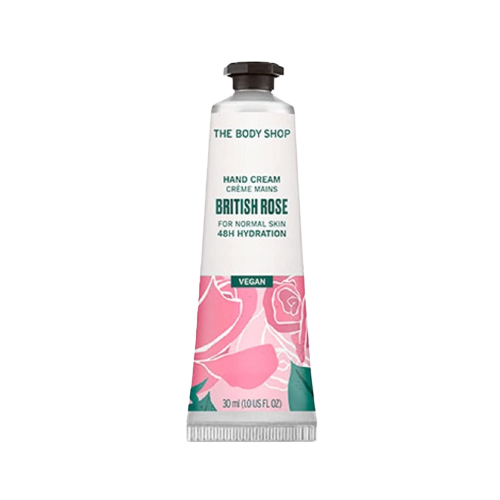 The Body Shop British Rose Petal Soft Hand Cream | Grocsy