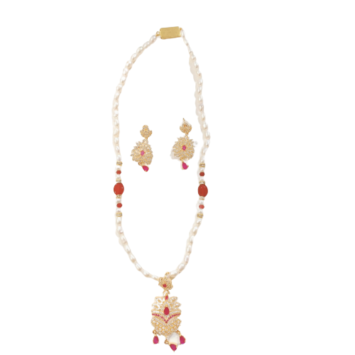 J Pearls Fritha 1 Line Pearl Sets - Real Pearl Jewelry | Grocsy