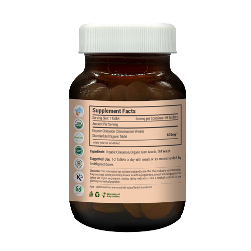 Just Jaivik Organic Cinnamon Tablets | Grocsy