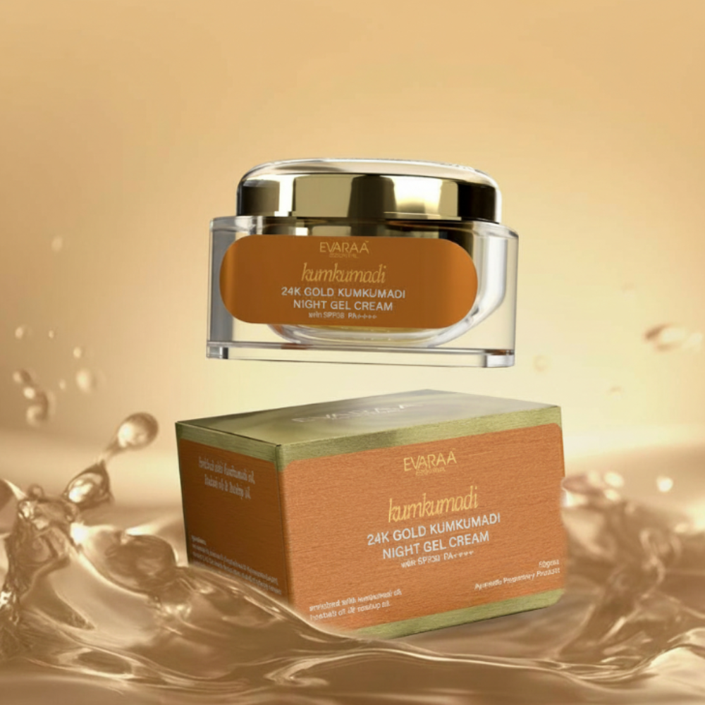 Evaraa Essential 24k Gold Kumkumadi Cream | Grocsy