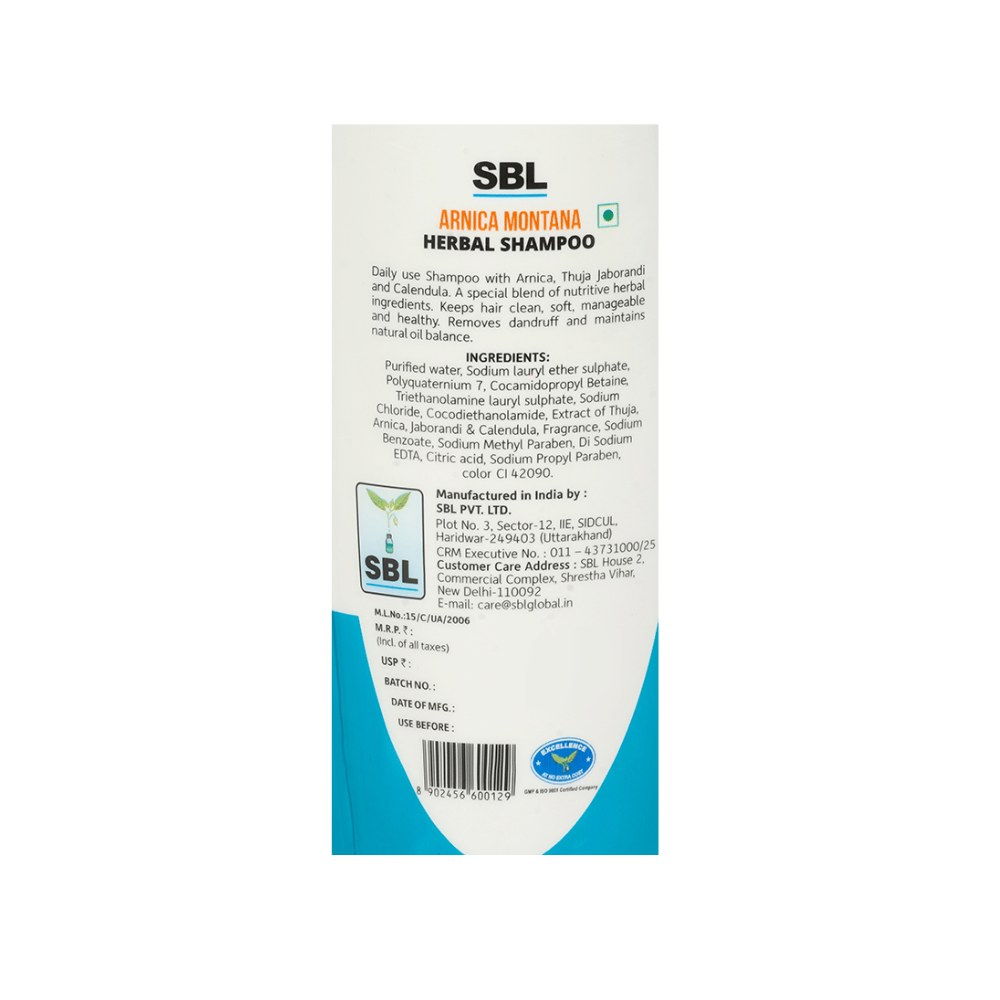 SBL Homeopathy Arnica Montana Herbal Shampoo | Grocsy