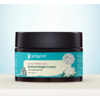 Pilgrim Korean Retinol Anti Aging Night Cream with Hyaluronic Acid & Vitamin C For Young, Wrinkle-free & Radiant Skin | Grocsy