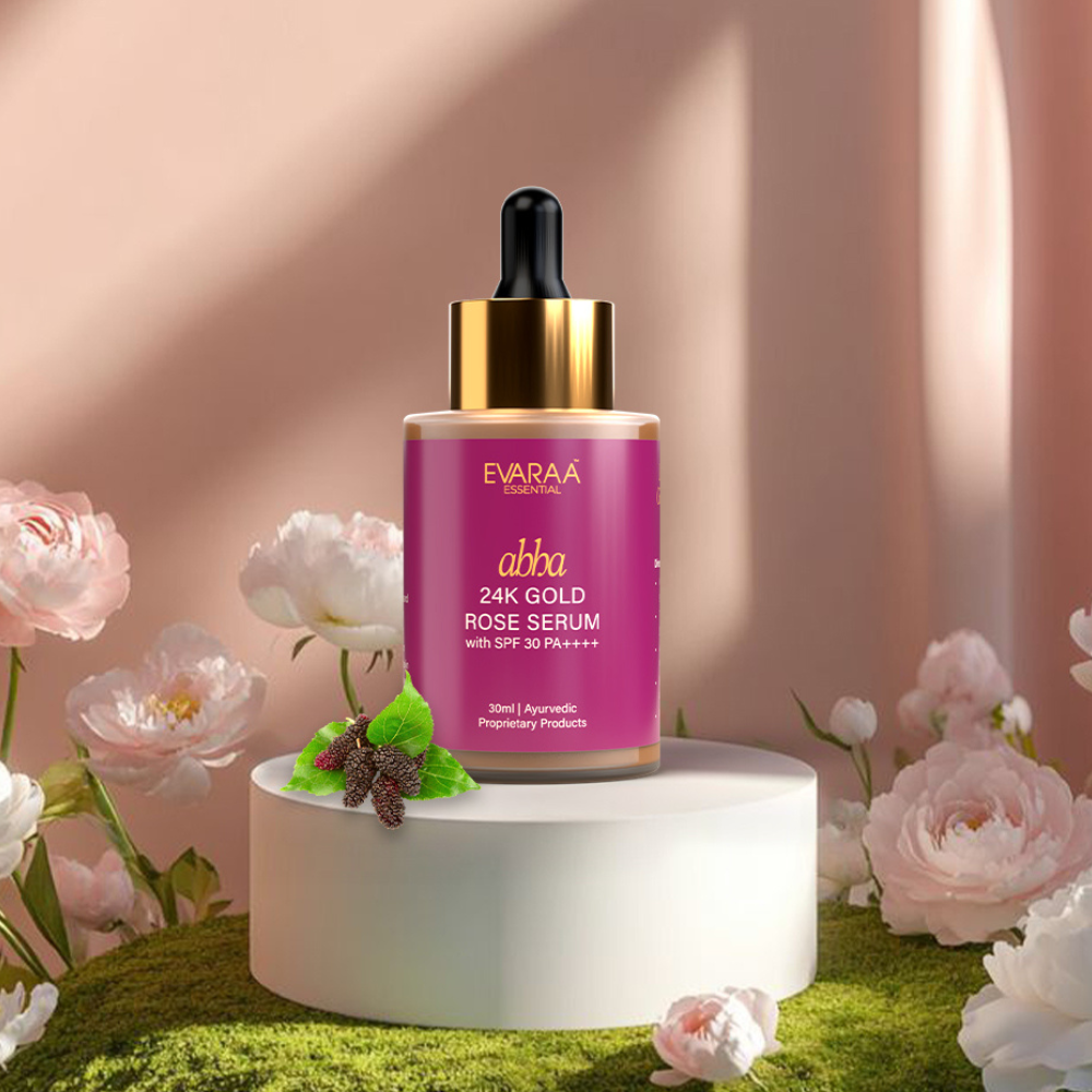 Evaraa Essential 24k Gold Rose Serum | Grocsy