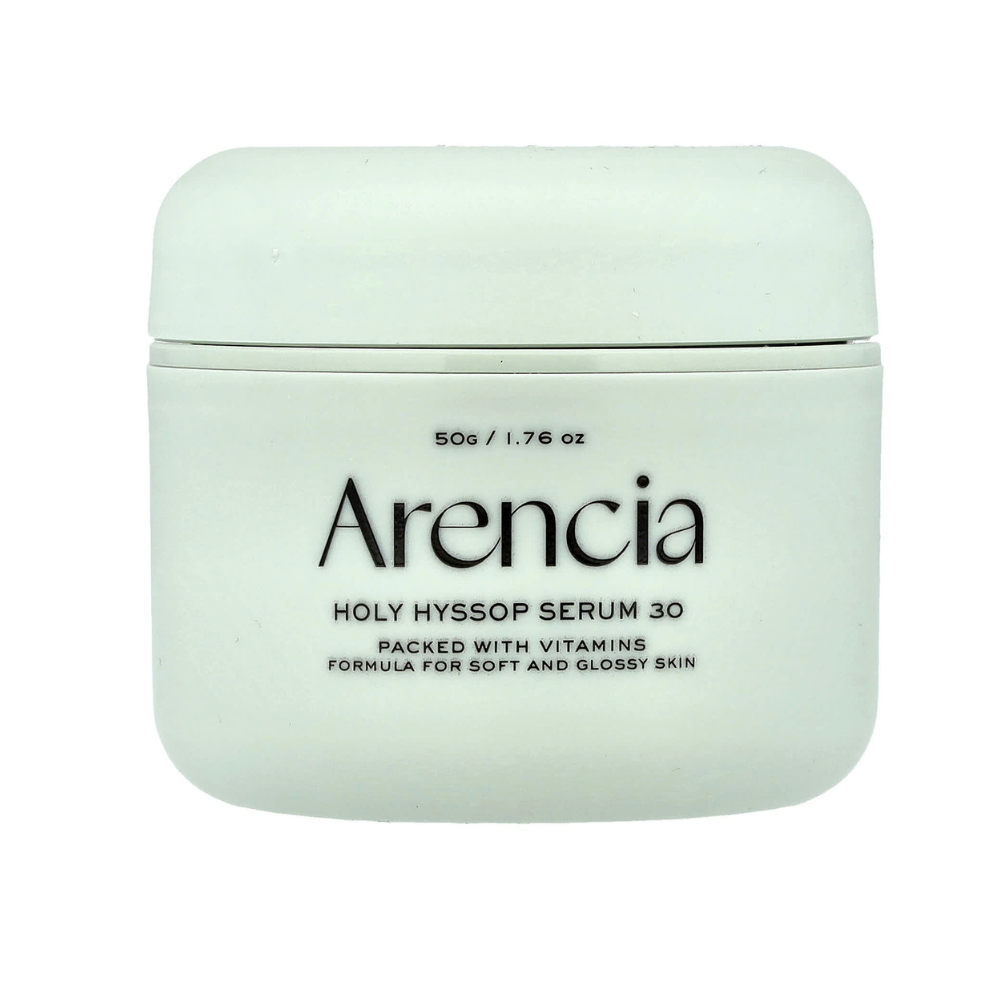 Arencia Holy Hyssop Serum 30 - Brightening Serum for Korean Glass Skin, Reduces Hyperpigmentation | Grocsy