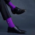 Socksoho Luxury Men Socks Resplendent Purple | Grocsy