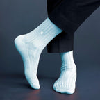 Socksoho Luxury Men Socks Crystal Blue | Grocsy