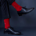 Socksoho Luxury Men Socks Sinful Red | Grocsy