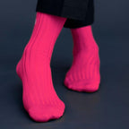 Socksoho Luxury Men Socks Playful Pink | Grocsy