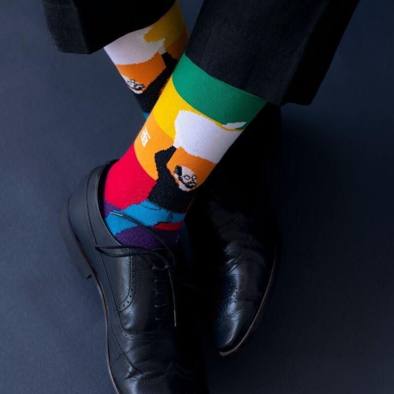Socksoho Luxury Men Socks Steve Jobs Edition | Grocsy