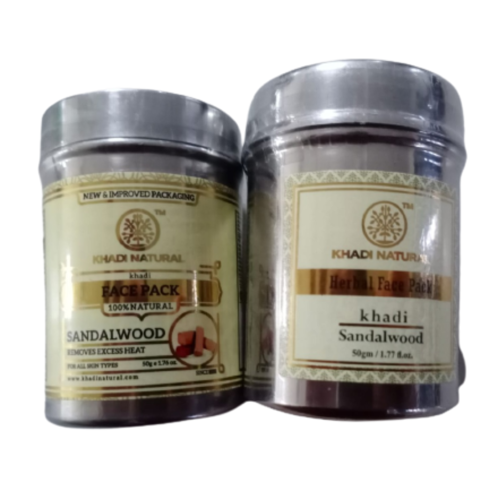 Khadi Natural Sandalwood Herbal Face Pack | Grocsy