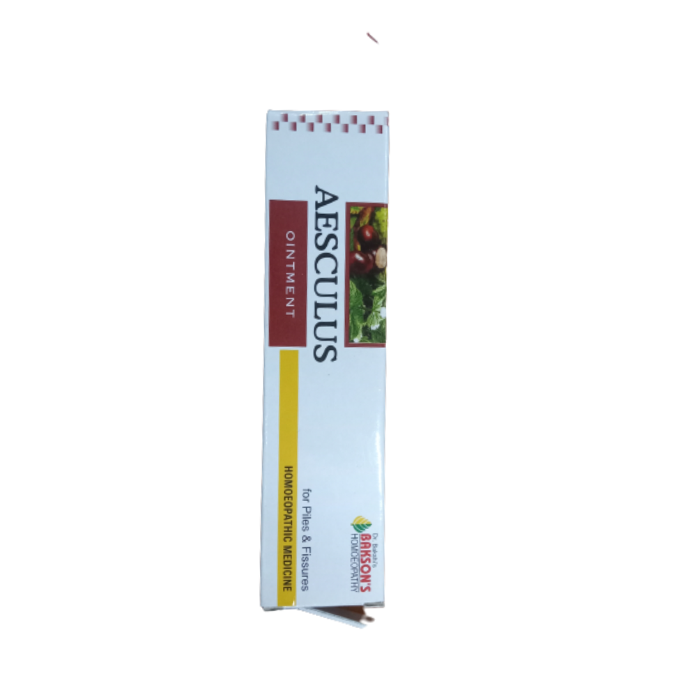 Bakson's Homeopathy Aesculus Ointment | Grocsy