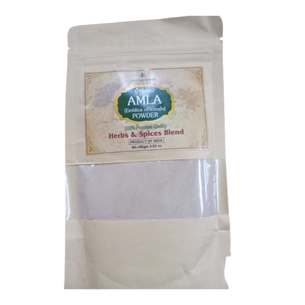 Deep Ayurveda Organic Amla Powder | Grocsy