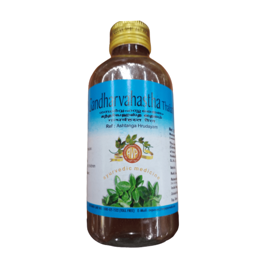 AVP Ayurveda Gandharvahastha Thailam | Grocsy