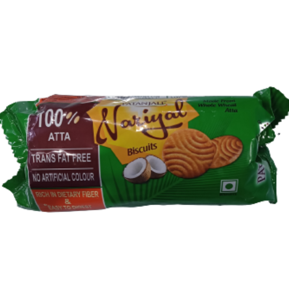Patanjali Nariyal Biscuit (Pack of 10) | Grocsy
