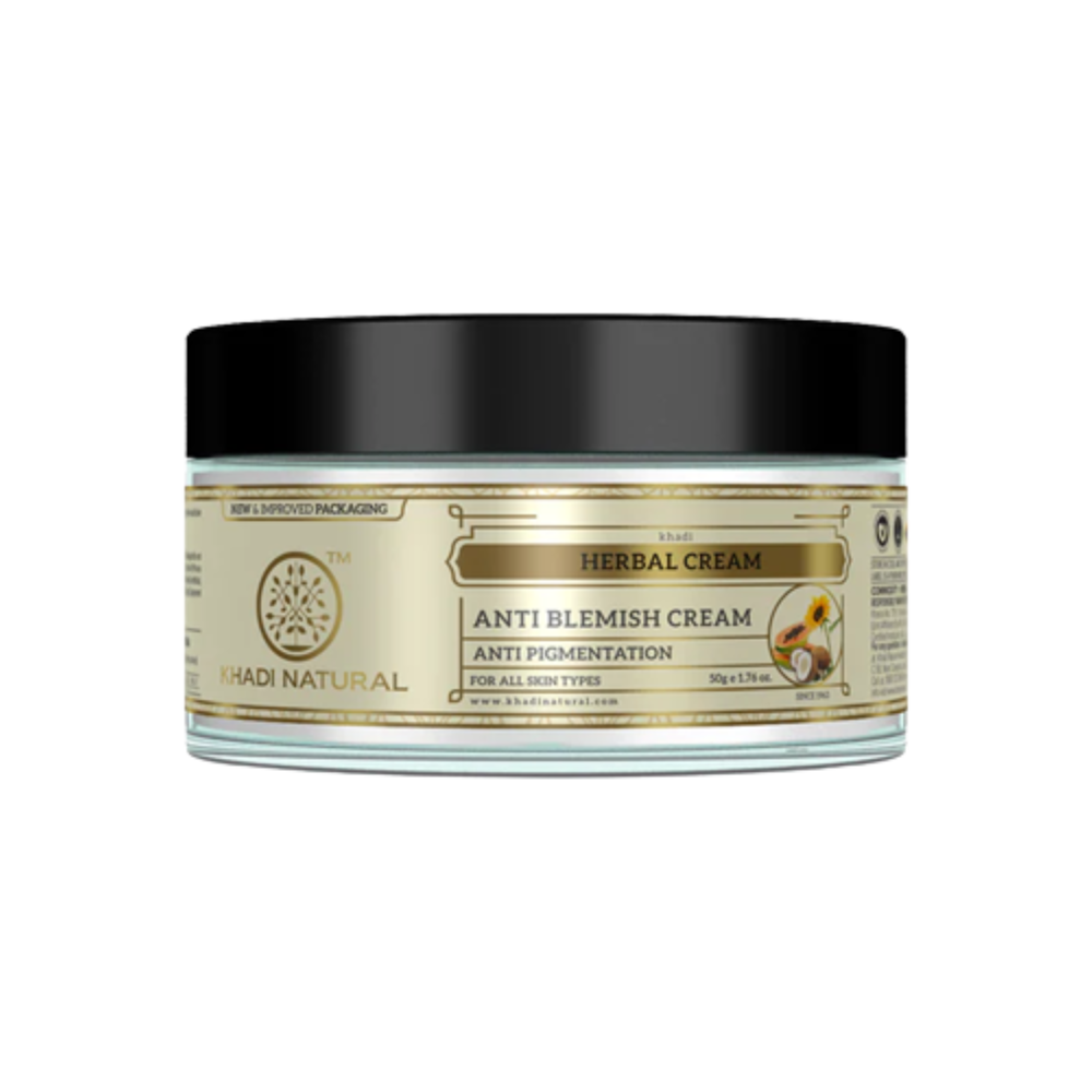 Khadi Natural Anti Blemish Herbal Cream | Grocsy