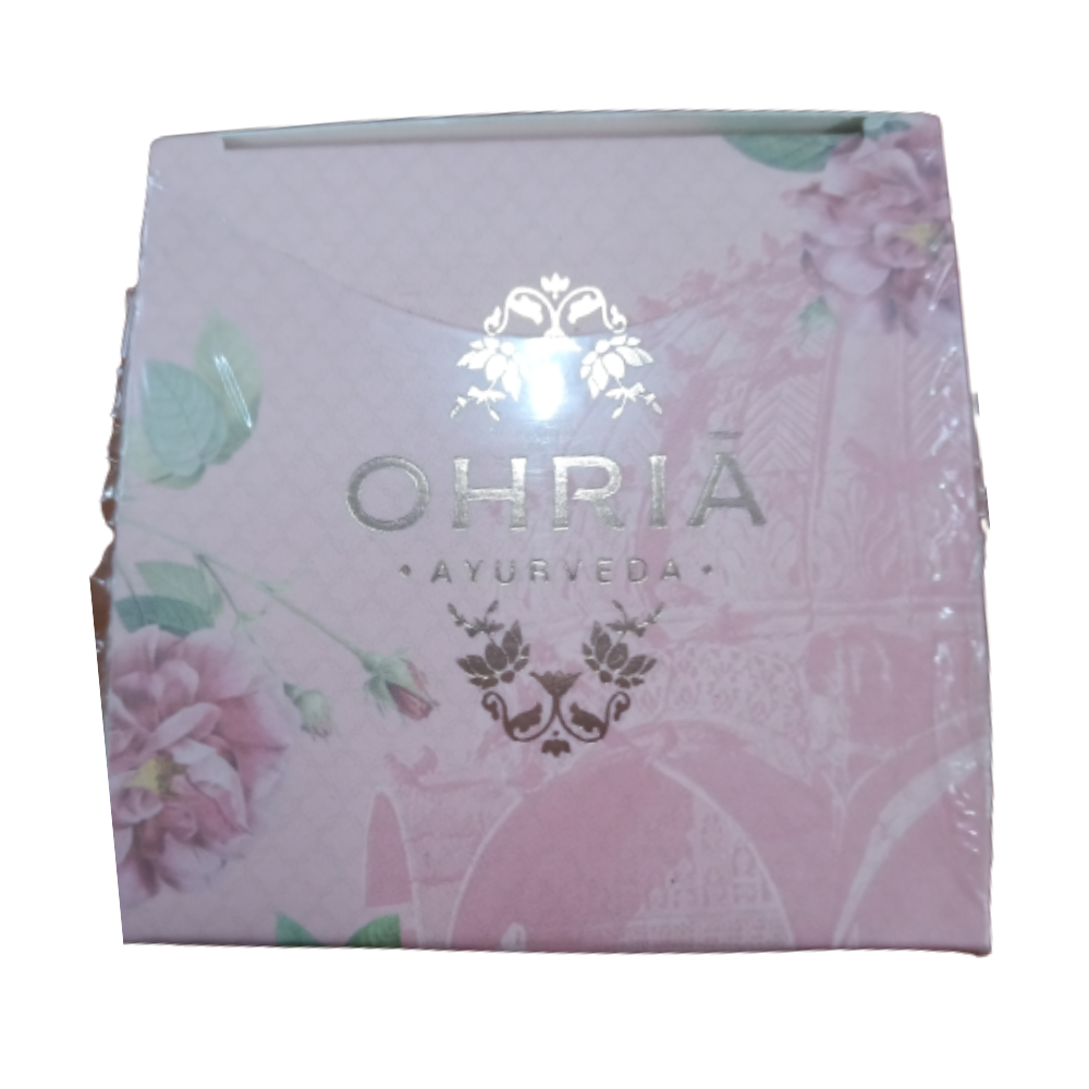 Ohria Ayurveda Rose & Pomegranate Jaggery Lip Balm | Grocsy