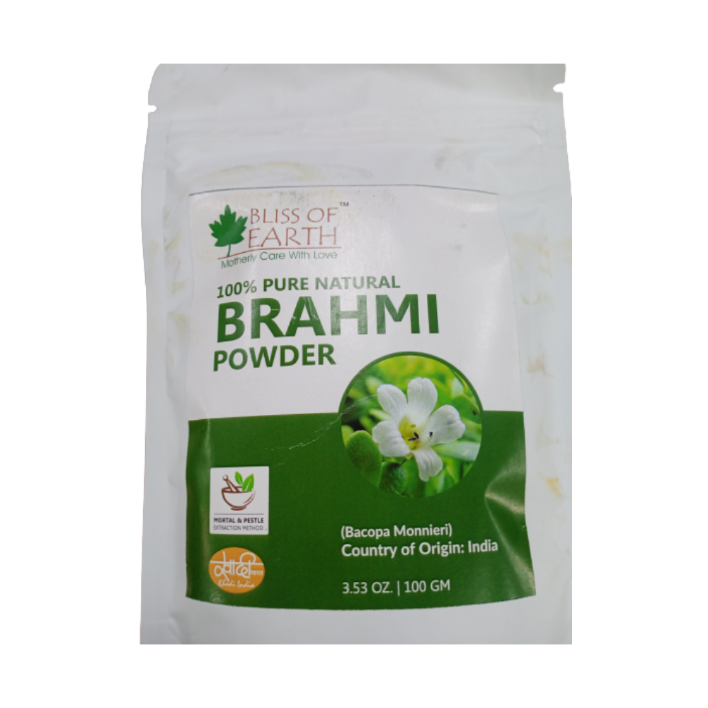 Bliss of Earth 100% Pure Natural Brahmi Powder | Grocsy