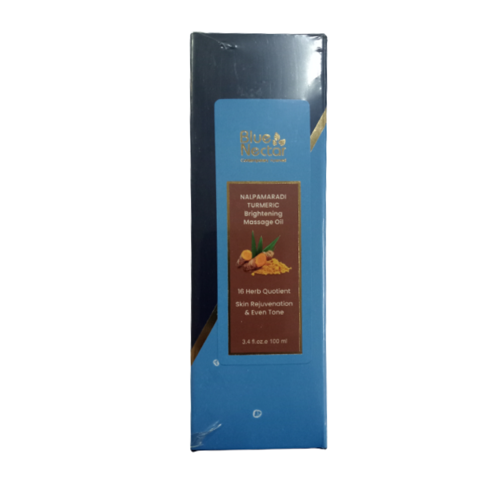 Blue Nectar Nalpamaradi Turmeric Massage Oil | Grocsy