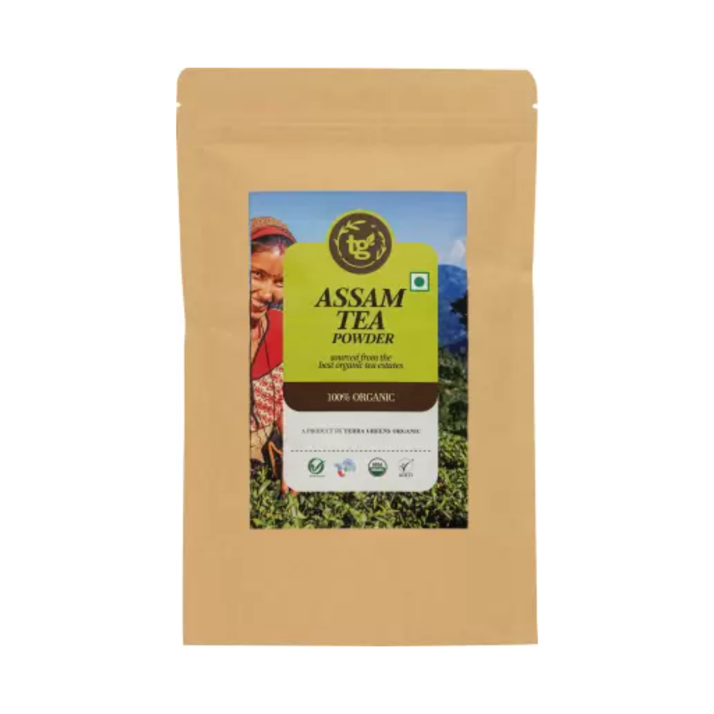 Terra Greens Organic Assam Tea | Grocsy
