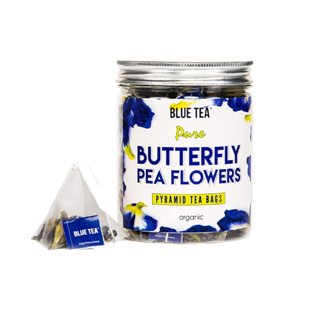 Blue Tea Butterfly Pea Cardamom Herbal Tea Bags | Grocsy