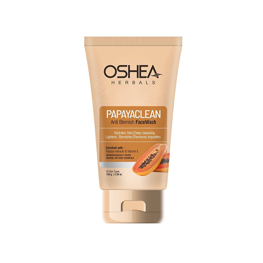 Oshea Herbals Papayaclean Anti Blemish Face Wash | Grocsy