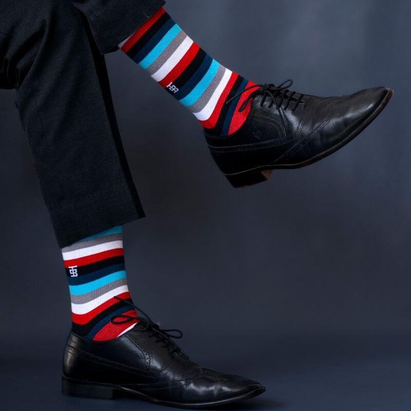 Socksoho Luxury Men Socks Santorini Edition | Grocsy