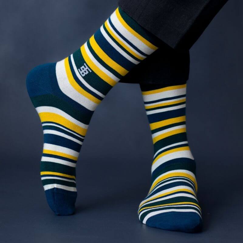 Socksoho Luxury Designer Socks Made With Premium Compact Combed Cotton Havana Edition | Grocsy