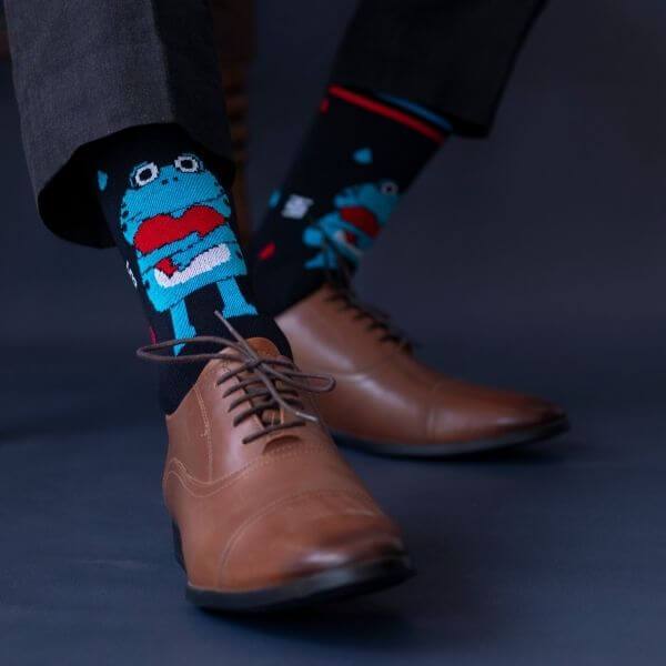 Socksoho Luxury Men Socks Look Into My Eyes Edition | Grocsy