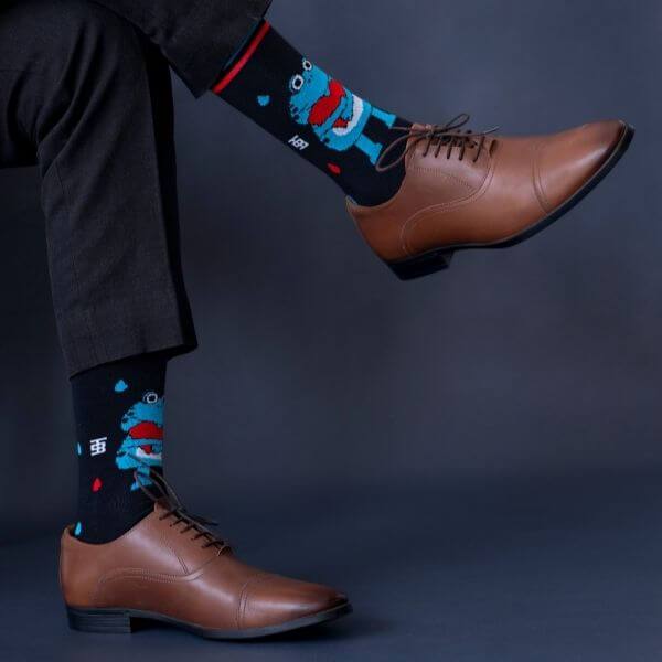 Socksoho Luxury Men Socks Look Into My Eyes Edition | Grocsy