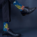 Socksoho Luxury Men Socks Happy Reindeer Edition | Grocsy