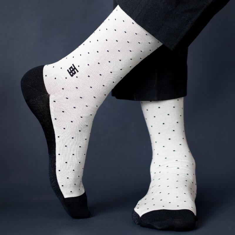 Socksoho Luxury Designer Socks Made With Premium Scottish Lisle Cotton The Gentleman Edition | Grocsy