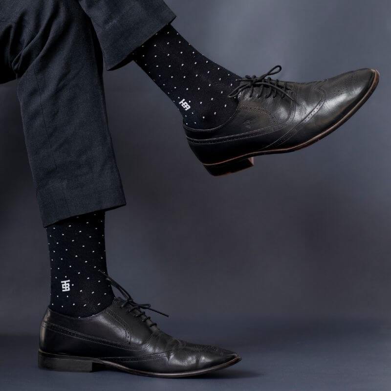 Socksoho Luxury Men Socks Classic Black Edition | Grocsy