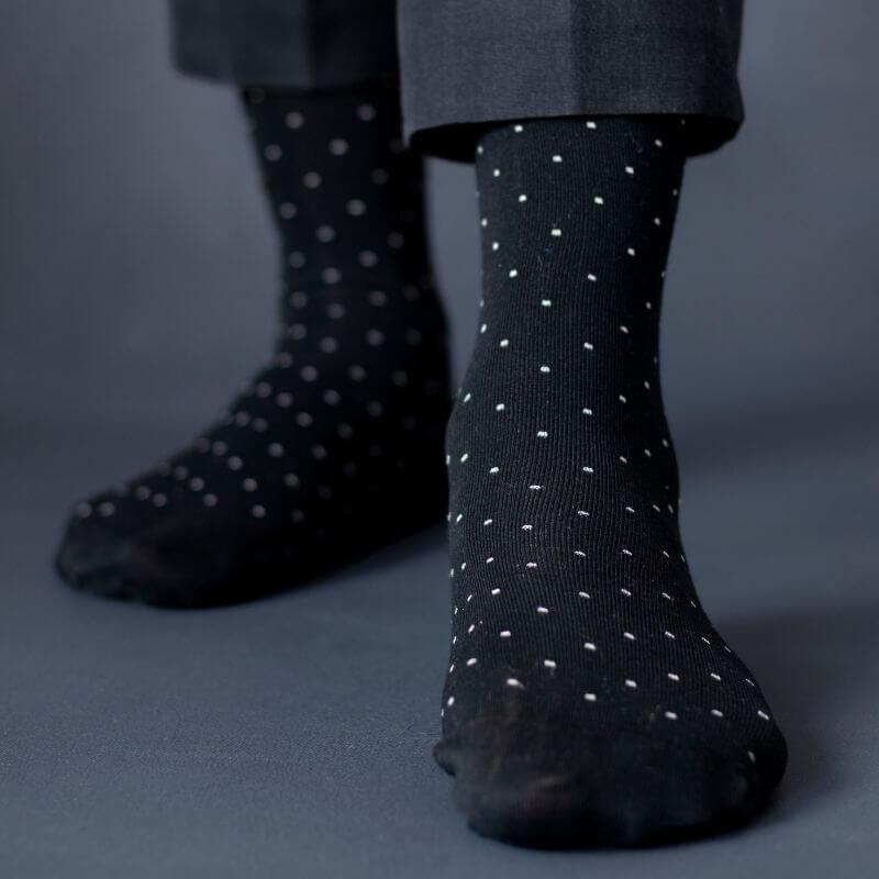 Socksoho Luxury Men Socks Classic Black Edition | Grocsy