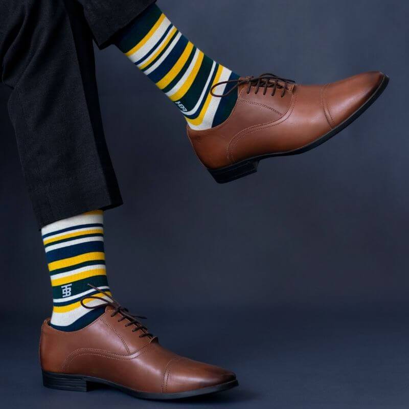 Socksoho Luxury Designer Socks Made With Premium Compact Combed Cotton Havana Edition | Grocsy