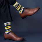 Socksoho Luxury Designer Socks Made With Premium Compact Combed Cotton Havana Edition | Grocsy