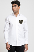 Panther Embroidery Shirt by Hilo Design | Grocsy