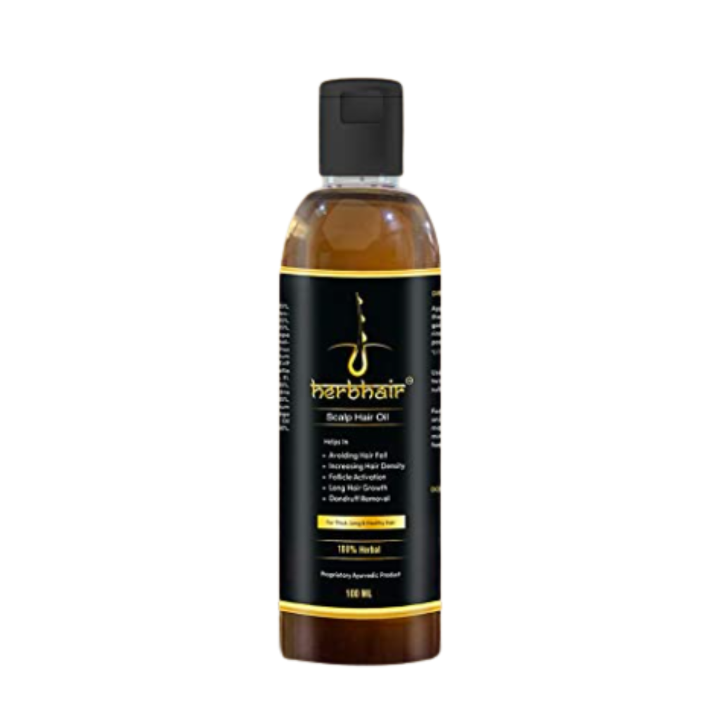 HerbHair Pure Herbal Regrow and Retain Hair Oil | Grocsy