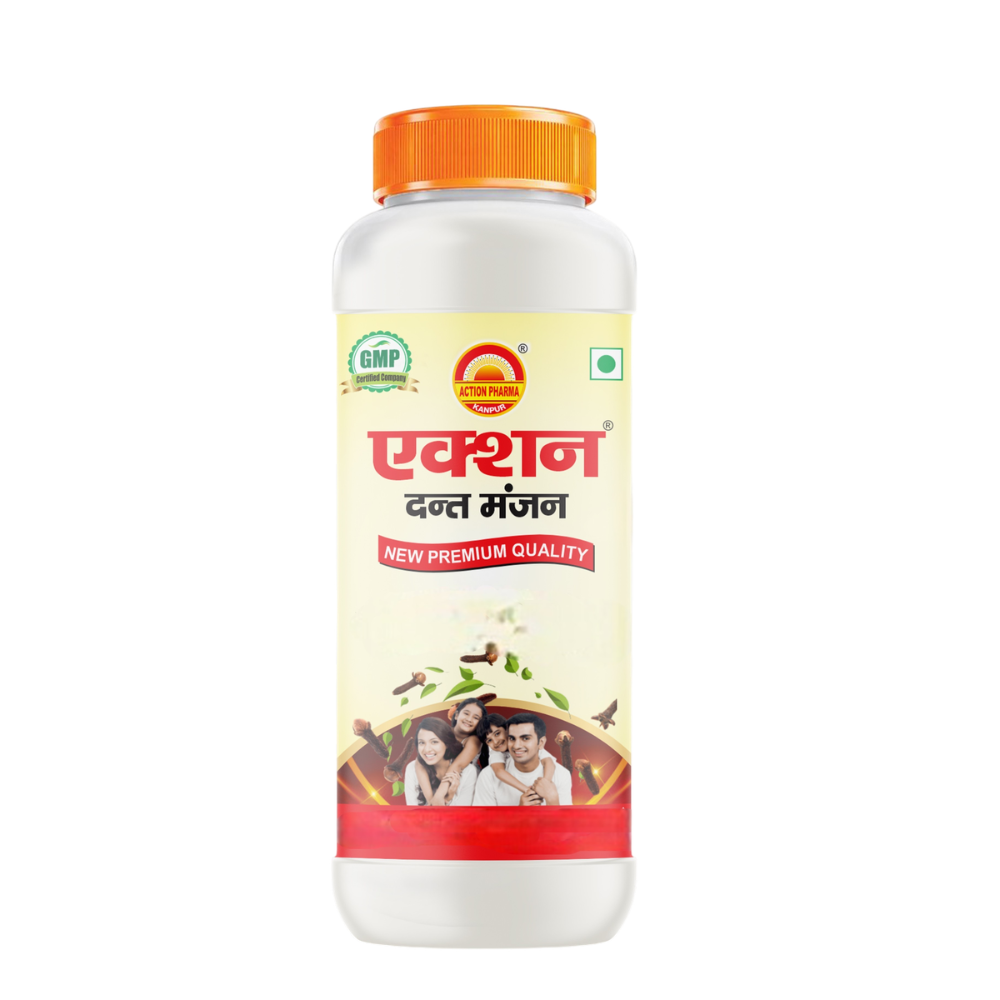 Action Pharma Dant Manjan Tooth Powder | Grocsy