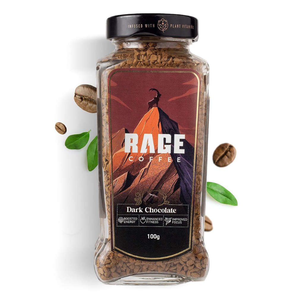 Rage Coffee Dark Chocolate Instant Coffee | Grocsy