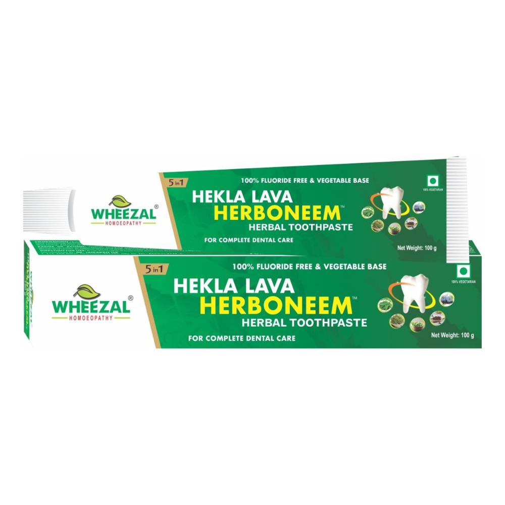 Wheezal Hekla Lava Herboneem Herbal Toothpaste | Grocsy