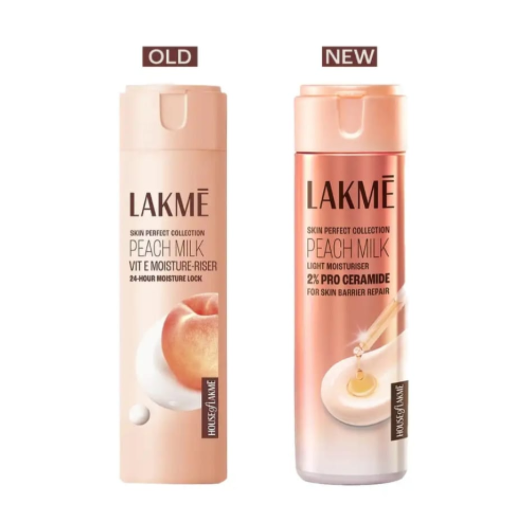 Lakmé Peach Milk Moisturizer Body Lotion | Grocsy