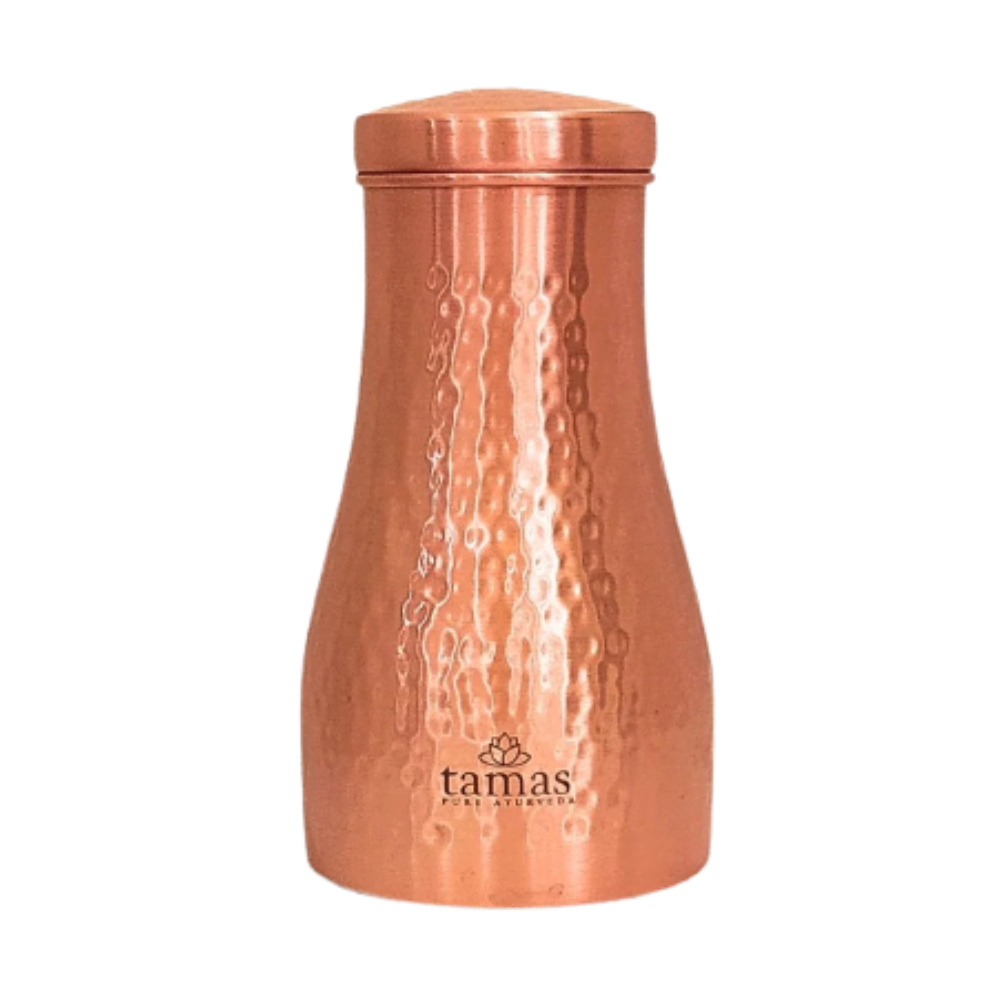 Tamas Hammered Bedroom Copper Water Jar | Grocsy