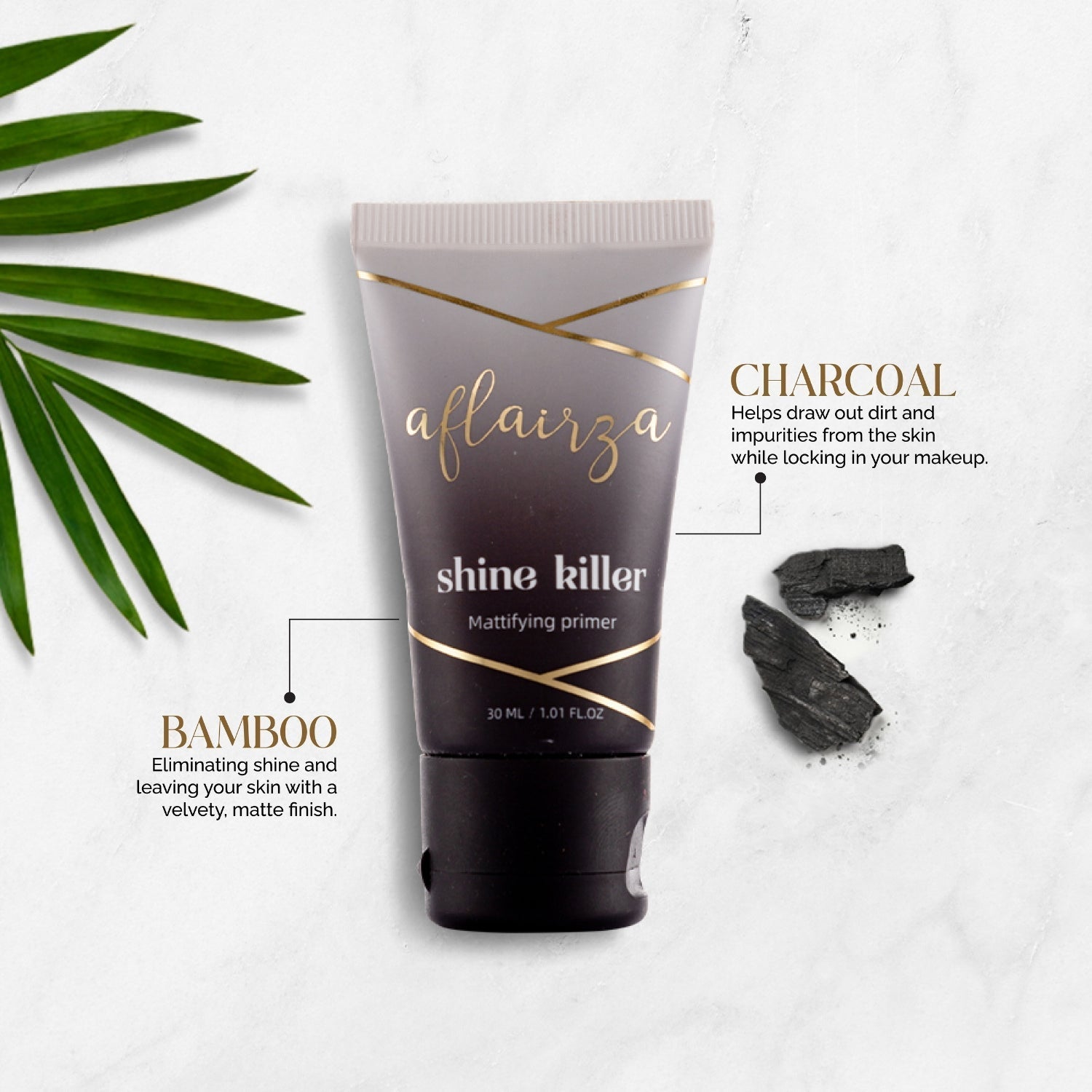 Aflairza Shine Killer Mattifying Primer-Perfect Makeup Base for Oily & Combination Skin | Grocsy