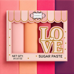 Confect Multipack of Blush Pink, Peach, Neon Pink and Fuchsia Pink Sugarpaste 21 | Grocsy